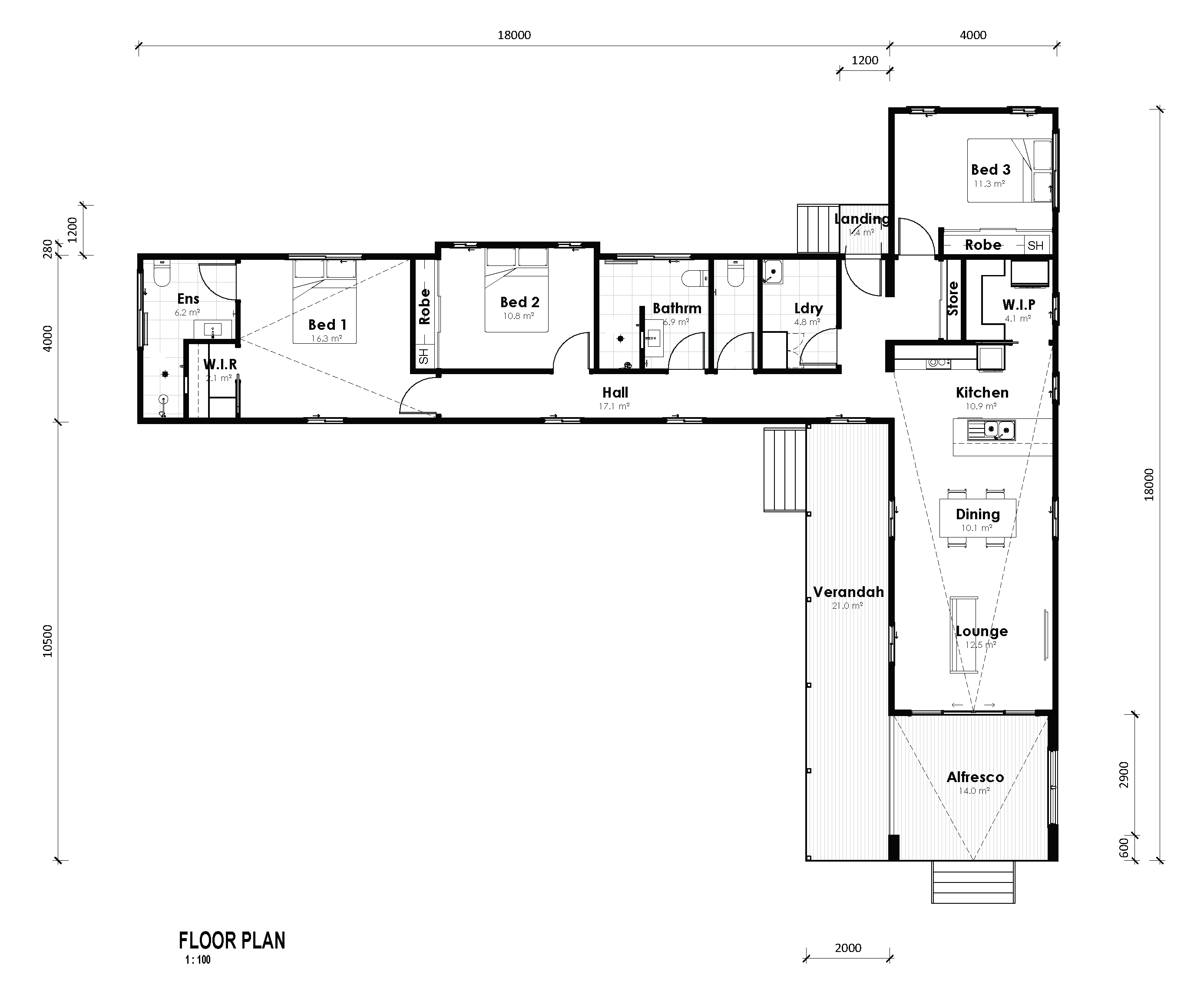 20260115_Bangalow_168_ Floor plan